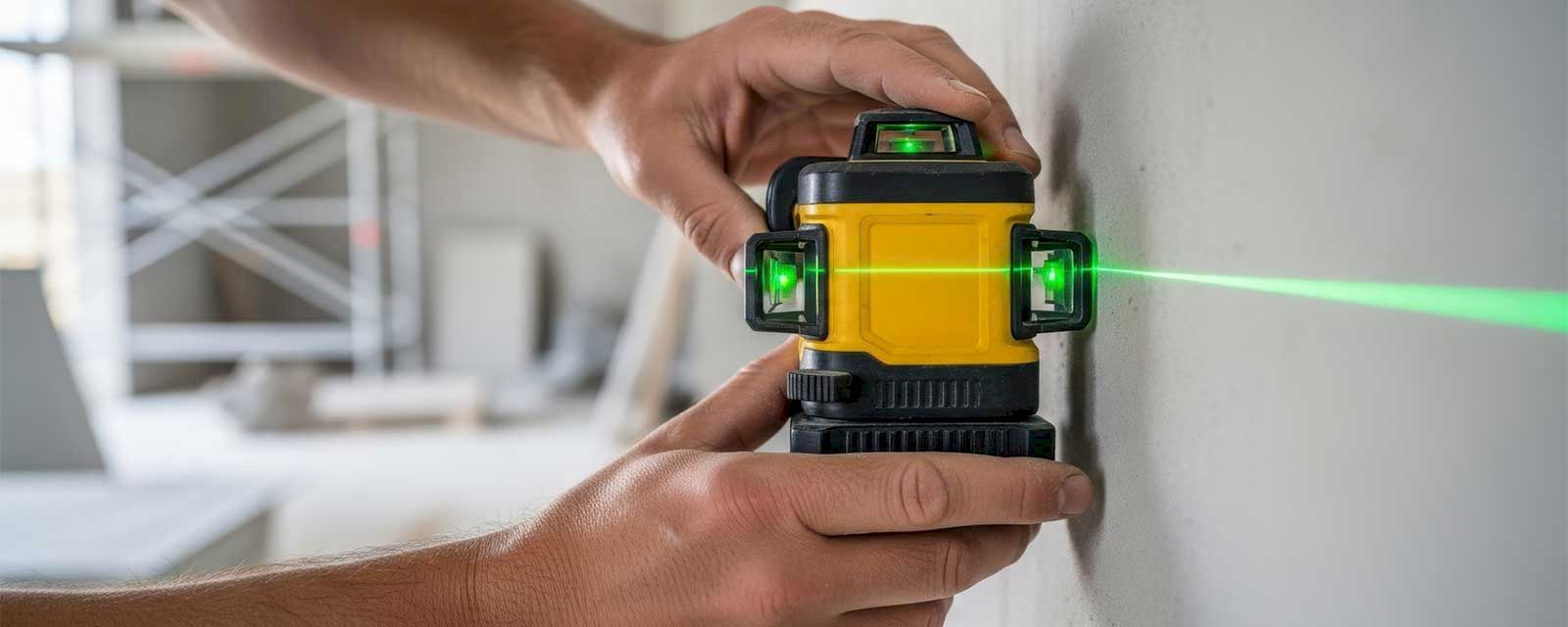 Comparatif : lasers et niveaux pour chantiers
