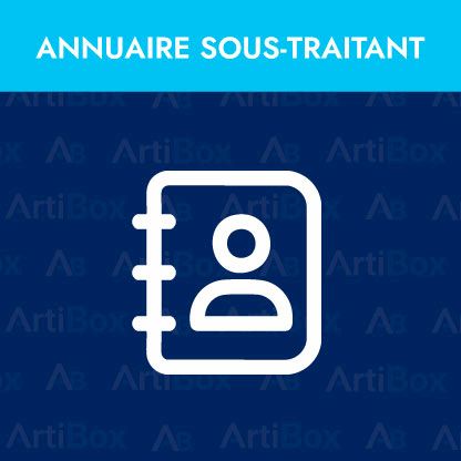 Annuaire sous traitant