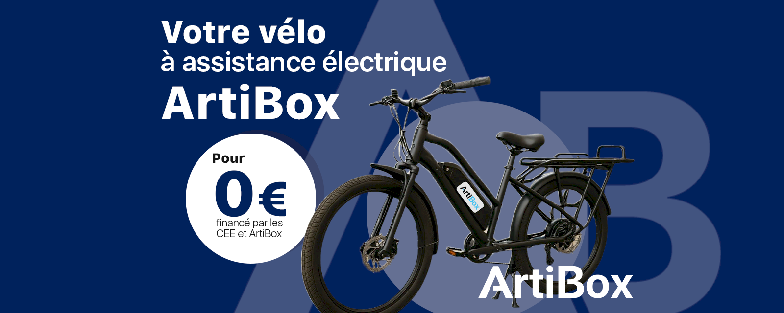 Opération spéciale ArtiBox : recevez votre vélo cargo à assistance électrique financé à 100 %